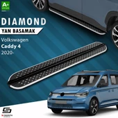 S-Dizayn VW Caddy 4 Diamond Krom Yan Basamak 193 Cm 2020 Üzeri - 1