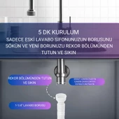 Lavabo Sifonları İçin Körüklü Boru - 7