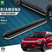S-Dizayn BYD Atto 3 Diamond Krom Yan Basamak 183 Cm 2022 Üzeri - 1