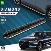 S-Dizayn Volvo Xc60 2 Diamond Krom Krom Yan Basamak 193 Cm 2017 Üzeri - 1