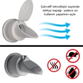 4 Adet Koku Önleyici Çekvalfli Adaptör Conta Lavabo & Eviye Gideri için - 1