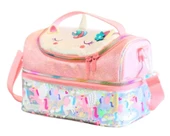 Vest Beslenme Çantası Çift Katlı Pembe Unicorn - 7