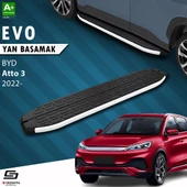 S-Dizayn BYD Atto 3 Evo Aluminyum Yan Basamak 193 Cm 2022 Üzeri - 1
