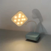 GS-730 Şarjlı Masa Lambası Dokunmatik Tuşlu Ilık Beyaz ve Sarı Işık 20 LED - 3