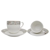 Sudedi Home Paçi Desenli 6 Kişilik Nescafe&Çay Fincan Takımı - 5