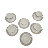 Sudedi Home Paçi Desenli 6 Kişilik Nescafe&Çay Fincan Takımı - 4