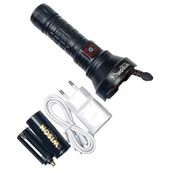 Wison WS-3899 Uzun Menzilli Profesyonel El Feneri 50 Watt 4800 Mah Pil, Süper Parlak Beyaz LED BT90 - 3
