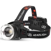 OR-T116 Şarjlı Kafa Lambası 30 Watt Profesyonel Kafa Feneri Tg LED Zoom Özellikli - 1