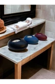 Three Drops Minimal Dekoratif Beton Tealight Mumluk 3'lü Set - 2