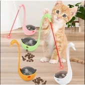Periboia Kuğu Şeklinde Lazerli Kedi Oyuncağı - 1