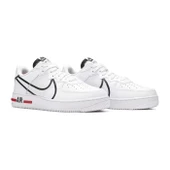Nike Air Force 1 React White Black Red thumbnail 3