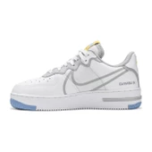 Nike Air Force 1 React Smoke Grey Gold thumbnail 2