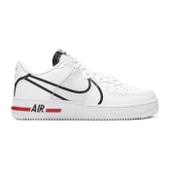 Nike Air Force 1 React White Black Red thumbnail 1