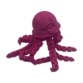 3d Hareketli Sevimli Deniz Anası Oyuncak & Masa Dekoru -Pembe thumbnail 2