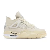Nike Air Jordan 4 Retro x Off-White Sail thumbnail 1