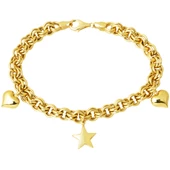 Pandora Charmlı 14 Ayar Sevgi Bilekliği thumbnail 1