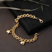 Pandora Charmlı 14 Ayar Sevgi Bilekliği thumbnail 2