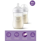 Philips Avent Natural Response PP 2'li Biberon Seti, 1+ Ay 260ml SYC903/02 - 1
