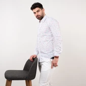 ECER SLİMFİT DESENLİ YAZLIK ERKEK GÖMLEK thumbnail 7