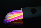 Karanlıkta Parlayan Fosforlu Glow Taç Fosforlu Renkli Taç 6 Adet - 2