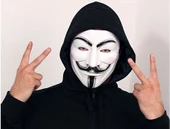 Beyaz Renk V For Vendetta Maskesi Yerli Üretim - 2