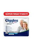 GİGGLES Yetişkin Bel Bağlamalı Hasta Bezi Ekstra Large 30'lu 4 Paket 120 Adet - 1