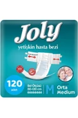 JOLY Yetişkin Hasta Bezi Bel Bantlı Medium Orta 120 Adet (4pk*30) - 1