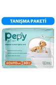 PEPY Hijyenik Yapışkanlı Tuvalet Eğitim Pedi Köpek / Kedi Çiş Pedi 30 Adet - 1