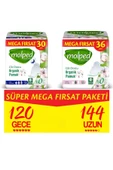 MOLPED Pure&soft Hijyenik Ped Süper Mega Fırsat Paketi Gece 120 Adet + Uzun 144 Adet - 1