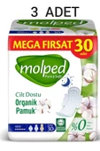 MOLPED Pure Soft Mega Fırsat Gece Ultra 30 Lu X 3 Adet - 1