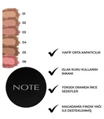NOTE ALLIK & LUMİNOUS SİLK BLUSHER COMPACT ALLIK NO: 07 STAR COPPER - 1