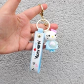 Hello Kitty Işıklı Anahtarlık 1 Adet - 4
