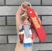 Asterix Karakterleri Silikon Anahtarlık Çanta Süsü Model - 1