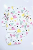 Kalpli Kız Bebek Pijama Takım - 2