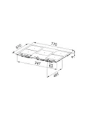Ocak Cam İndüksiyonlu MYTHOS FMY 805 I F KL BK - 5