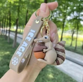 Buz Devri Karakterleri Scrat Silikon Anahtarlık Çanta Süsü - 1