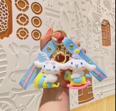 Cinnamaroll Tasarımlı Silikon Anahtarlık Çanta  Süsü 1 ADET - 4