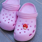 Mantar Tasarımlı Terlik Süsü Aksesuar Jibbz thumbnail 2