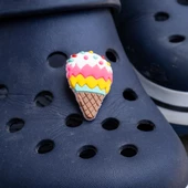 Dondurma Tasarmlı Crocs Terlik Süs , Jibbitz - 1