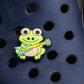 Sevimli Kurbağa Crocs Jibbitz Terlik Süsü - 1