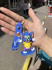 Tom&Jerry -Tom Kaykay Model Anahtarlık Çanta Süsü - 1