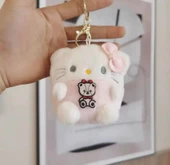 Hello Kitty Peluş Anahtarlık Bozuk Para Cüzdanı - 1