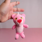 Pembe Panter Peluş Anahtarlık ve Çanta Süsü - 1