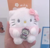 Hello Kitty Peluş Anahtarlık Bozuk Para Cüzdanı - 2