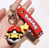 Pokemon pikachu Topu  Anahtarlık Ve Çanta Aksesuarı - 1