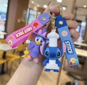 Disney Karakterleri 5 li Set Silikon Anahtralık Çanta Süsü - 3