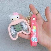 Kawaii Sanrioo Karakterler Mini Oyun  Konsolu Tetris Oyun  Anahtarlık - 5
