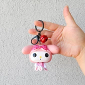 Sanrio Kuromi 3D  Figür Anahtarlık thumbnail 9
