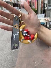 Pijamalı Uyuyan Tom&Jerry Anahtarlık Çanta Süsü Tom thumbnail 4