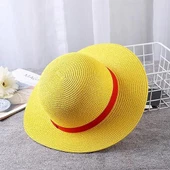 Anime One Piece - Luffy Hasır Şapka - 1